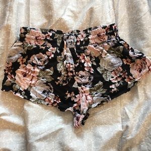 Pacsun floral soft shorts